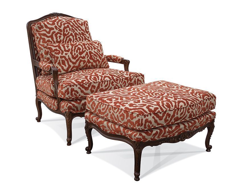 Sherrill chair 2025 and ottoman